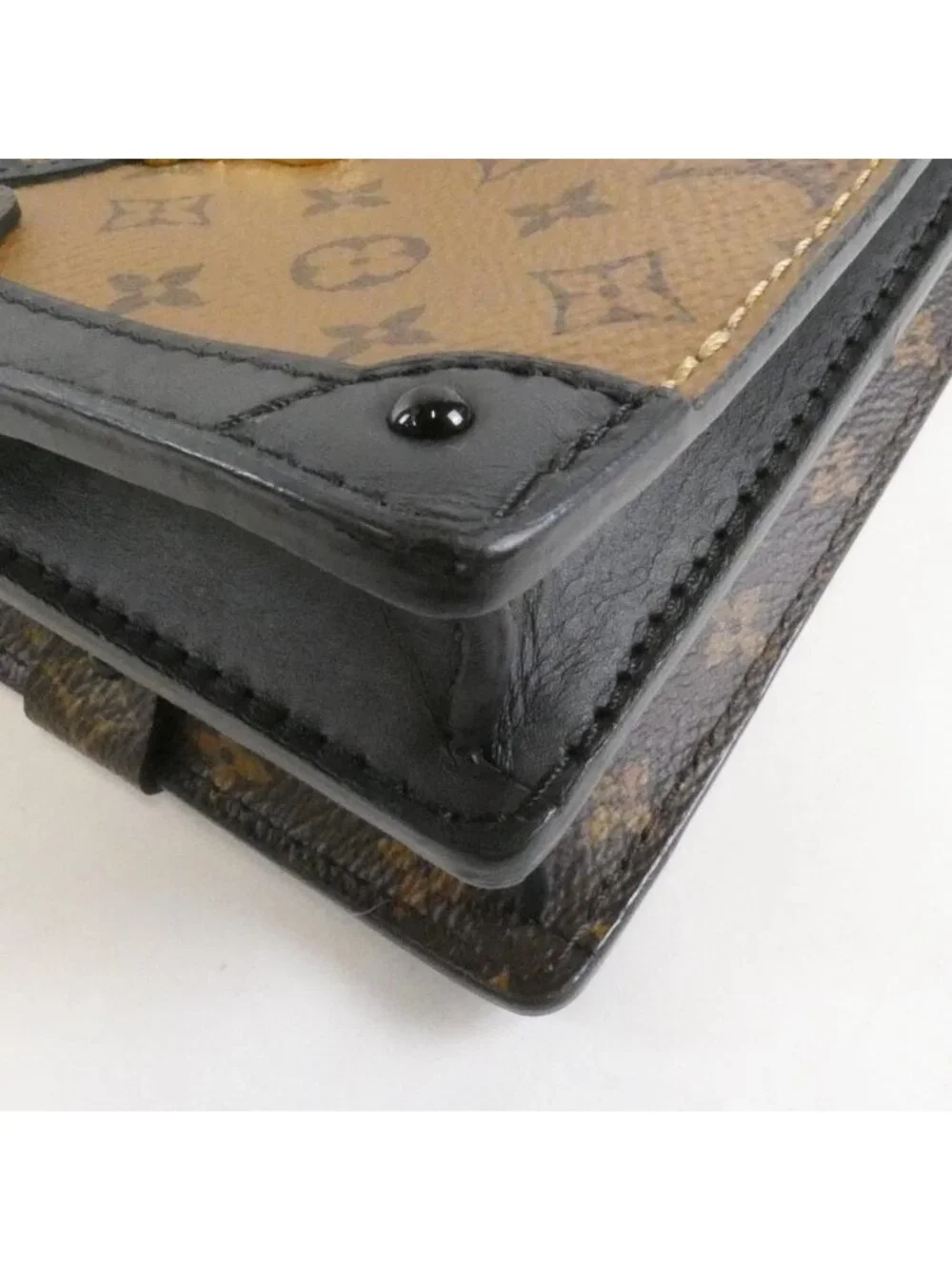 Louis Vuitton Monogram Reverse Trunk Clutch